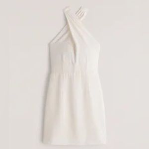 Abercrombie & Fitch Cream Mini Dress